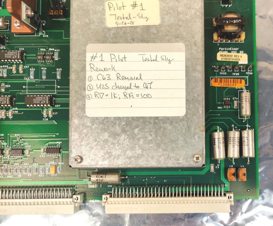 Perkin Elmer N5369002 Pearl DSC VME Circuit Board Module compare N5369004