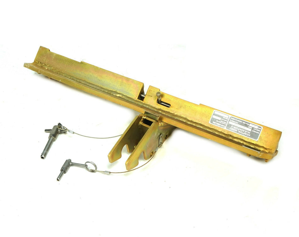 Hoisting Lifting Beam 3300 LBS Cap w Trolley Quick connect 22" Tank-Pipe Haul