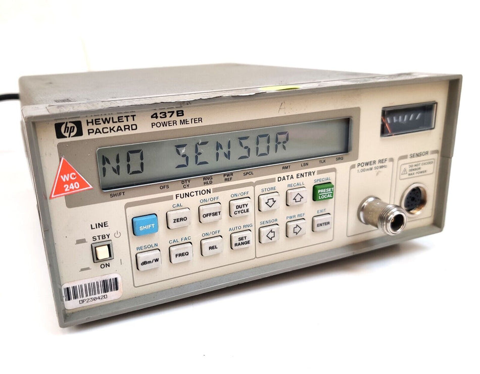 HP Agilent Keysight 437B RF Power Meter 100 kHz to 50GHz