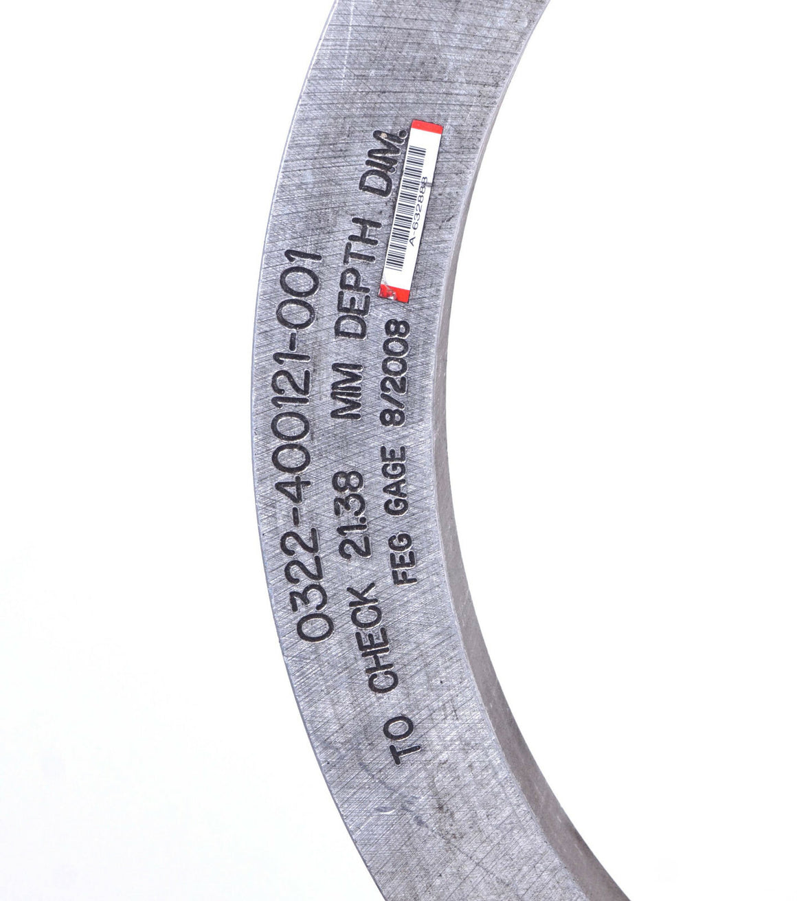 FEG 6/8"- 7/8" Shallow Diameter Offset Bore Depth Gage, 3 Point Donut Frame