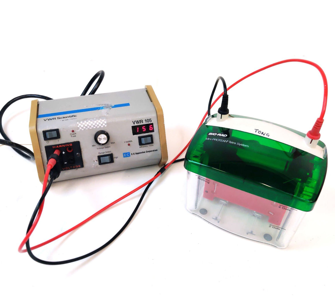 VWR E-C Apparatus 105 Electrophoresis Power Supply 250V, 300mA, 200W *Tested* - 