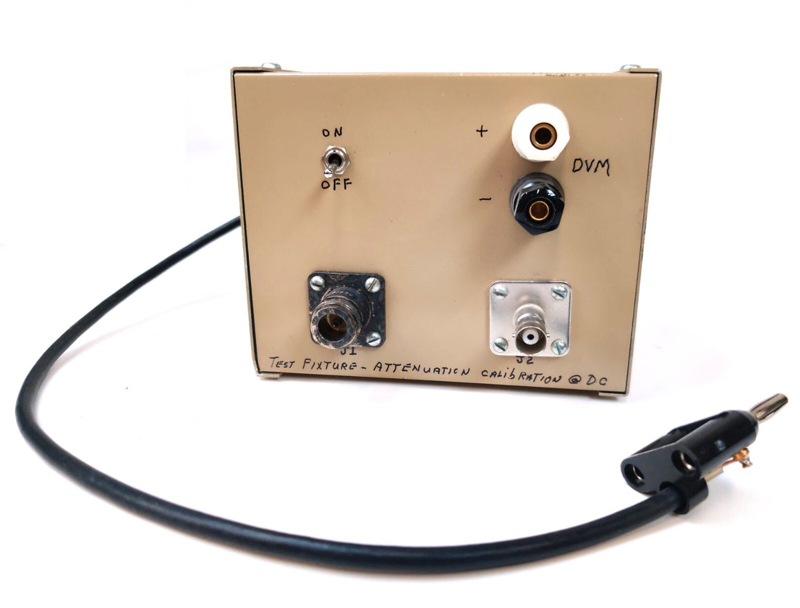 FAA Fabricated DC Attenuation Calibration Fixture compare Narda 61A1B