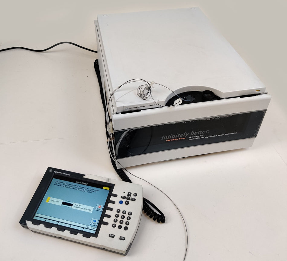 Agilent 1260 Infinity G1364B Prep Scale Fraction Collector HPLC w Tray Working