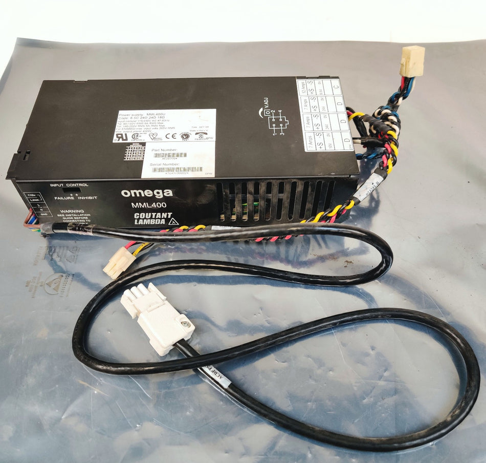 Lambda MML400 400W Power Supply 7A MML400U Sciex Elan DRC Thermo LTQ XL Tested