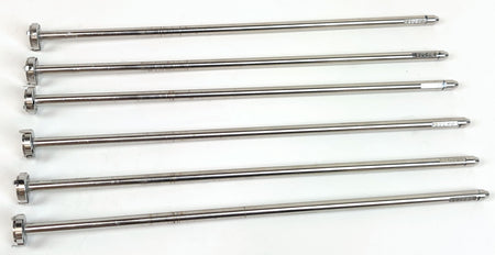 Distek Basket Shaft 15.25" Spring-Clip 2100 Dissolution System lot of 6