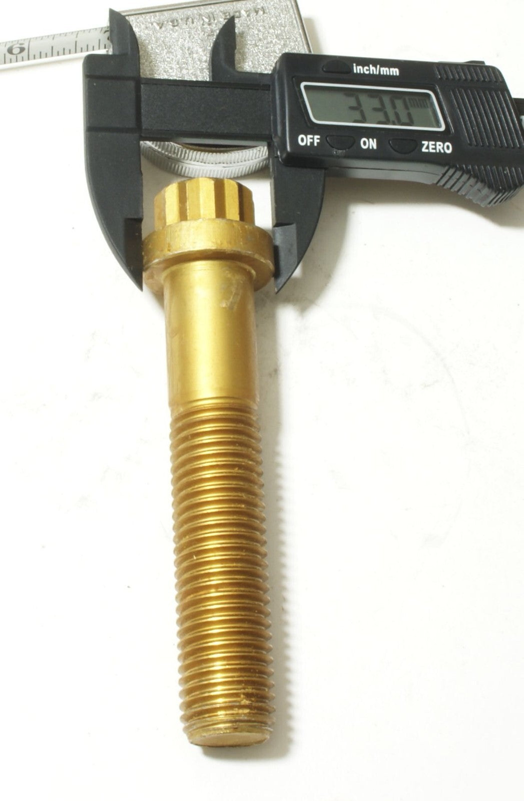 7/8"-9 x 4-1/2" 12 Point Flange Screw Coarse Hardened Steel Grade F C. Lot of 4