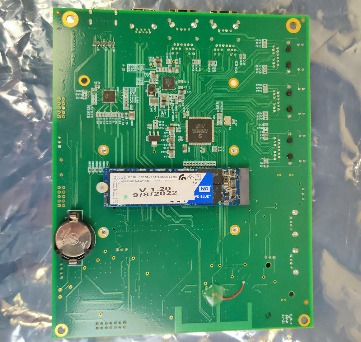 PerkinElmer SOM Carrier PCB N6409034 rev A w SSD for 2400 Gas Chromatograph