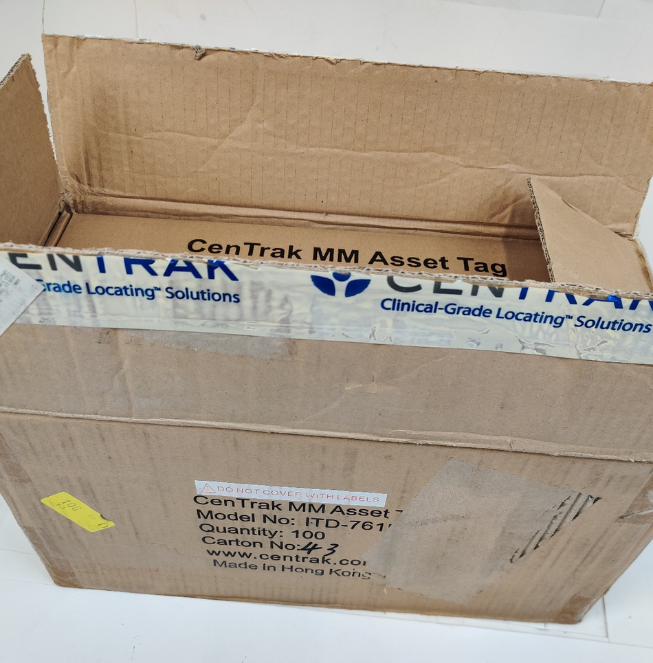 CenTrak MM Asset Tag ITD-761E RTLS Tracking System ITD-318 Monitor Lot of 100 NEW