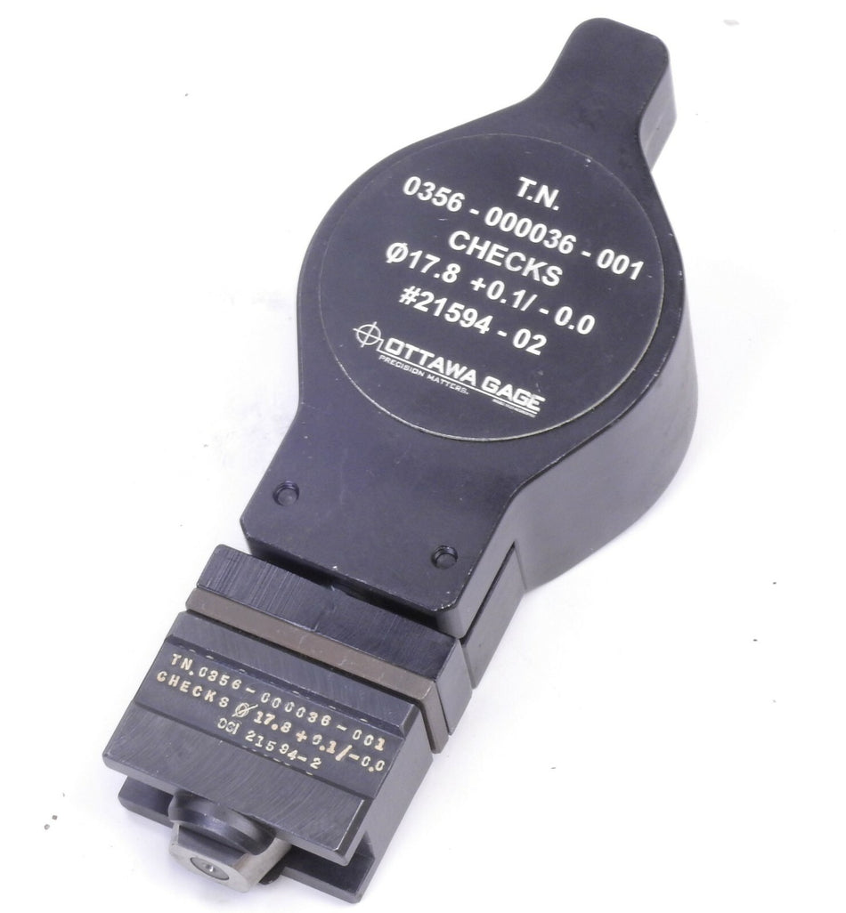 OGI OGI 0356-000036-001 #21594-02 Countersink Chamfer Gage 17.8 mm Diameter