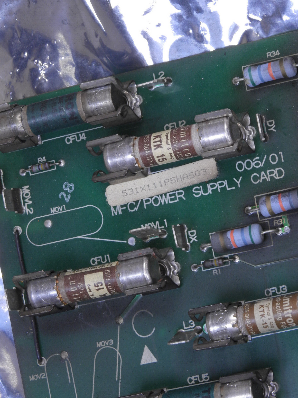 General Electric 531X111PSHAPG3 Power Supply Module Circuit Board Spindle Unit