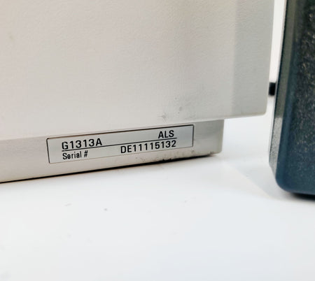 Agilent G1313A ALS Standard Autosampler 1100 HPLC Tested. Calibrated
