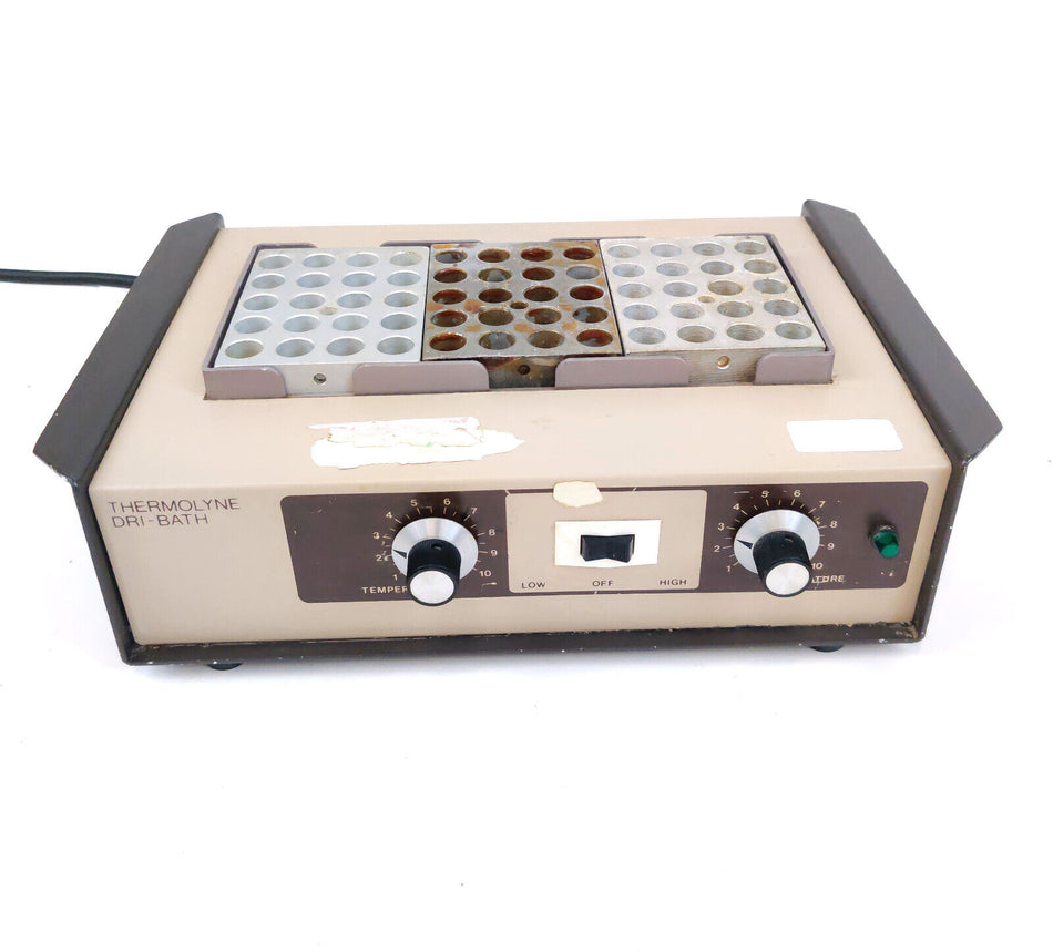 Barnstead / Thermolyne DB28125 Laboratory Dri-Bath 140°C w 3x Heating Blocks