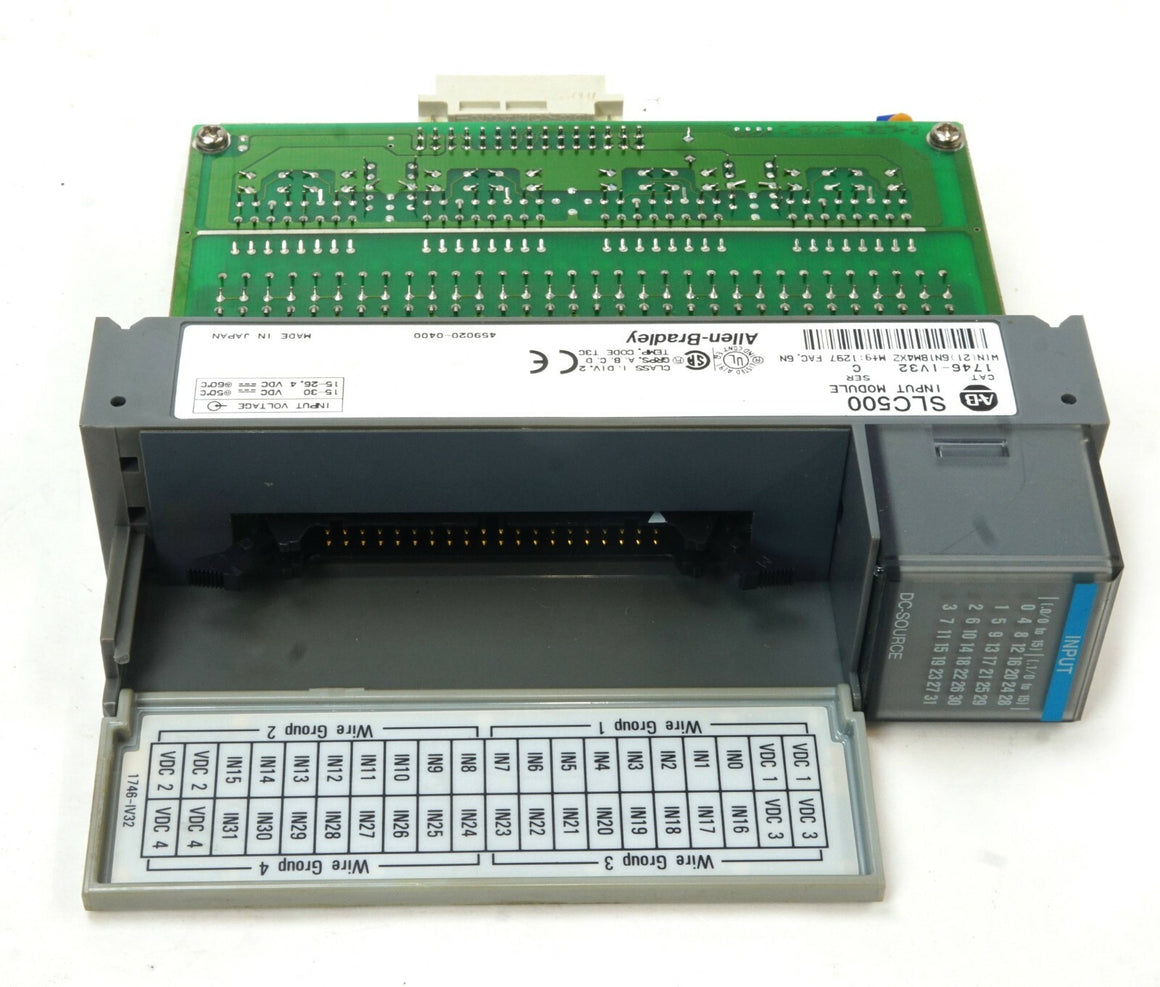 Allen Bradley SLC 500 1746-IV32 Series C 32 Ch. Input I/O Module 15-30 VDC