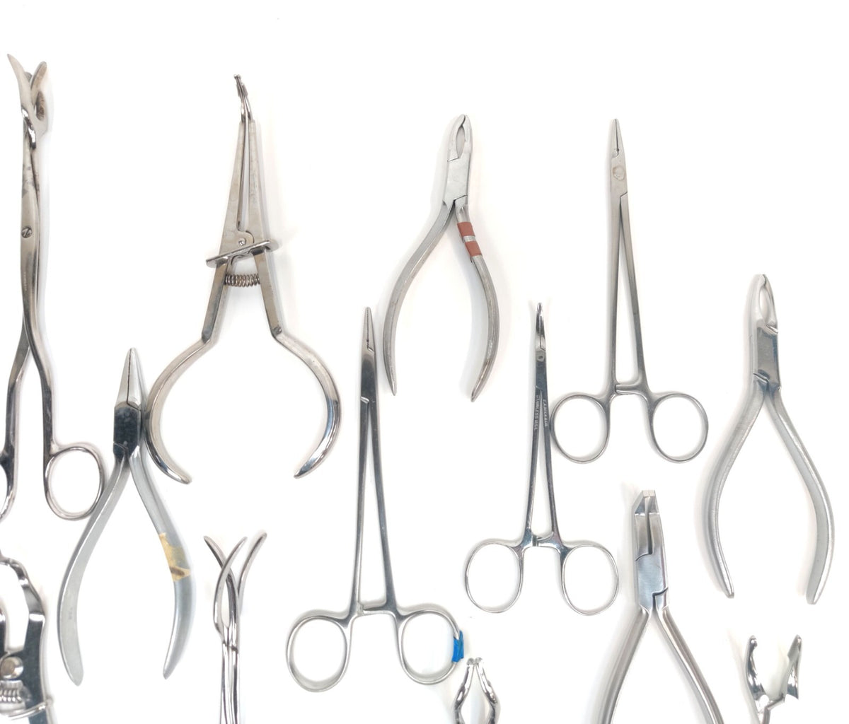 Lot x 25 Dental Scissors Set Forceps SS, Miltex, Misdom-F, Hu-Friedy, Dixon - 