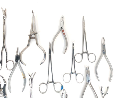 Lot x 25 Dental Scissors Set Forceps SS, Miltex, Misdom-F, Hu-Friedy, Dixon - 