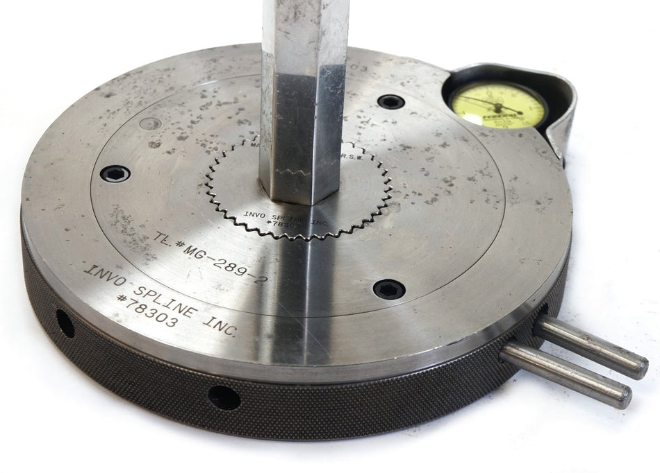 Invo 39 Teeth 6" Precision Spline Gage Ring .0001" 78303 w/ Master Plug MG-289-3