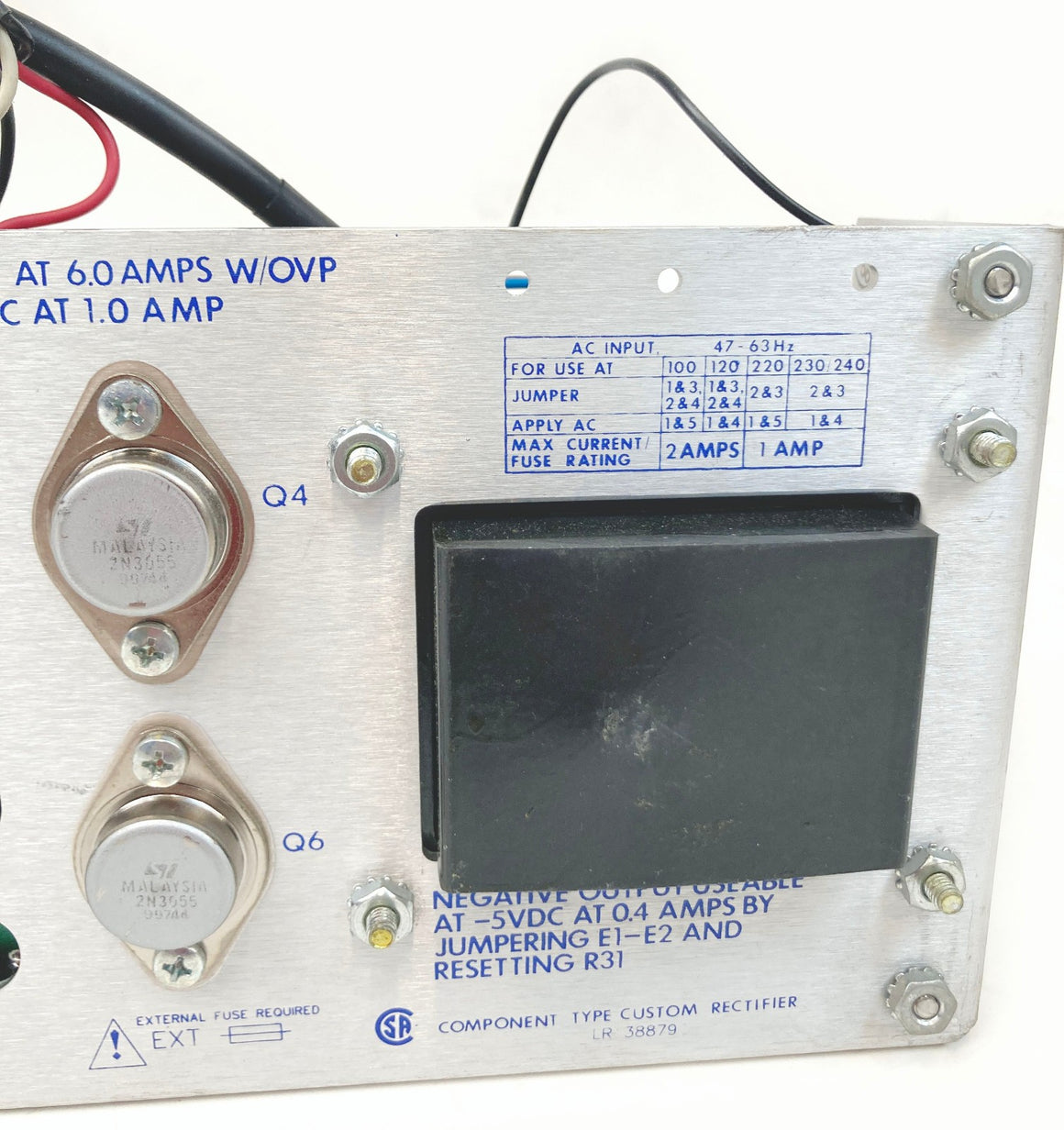 Power One HCAA-60W-A 60W Linear Power Supply 5V/6A 12-15V/1A for PE Optima ICP