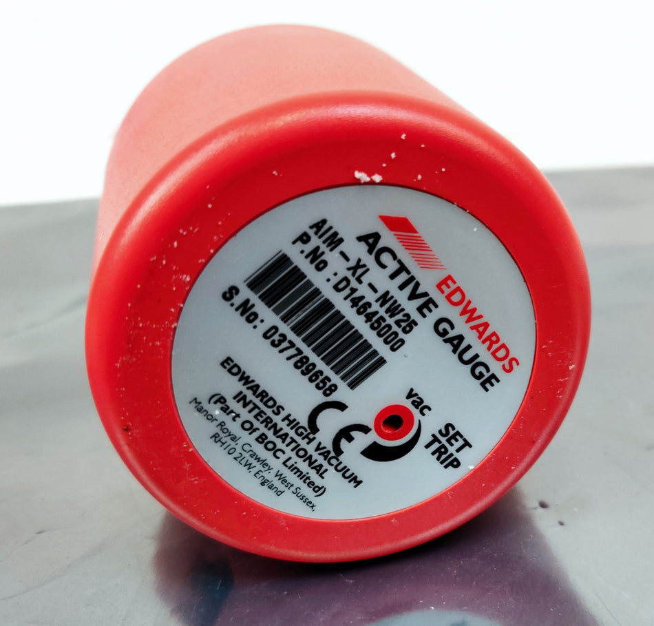 Edwards AIM-XL-NW25 Penning Gauge D14645000 13.5V-36V Dc 2W Tested Working