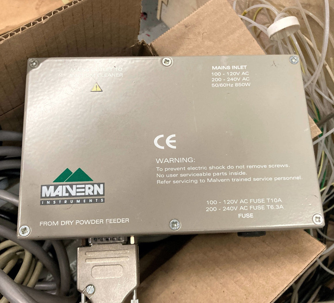 Malvern Instruments Mastersizer 2000 Vacuum Switcher Box Scirocco 2000