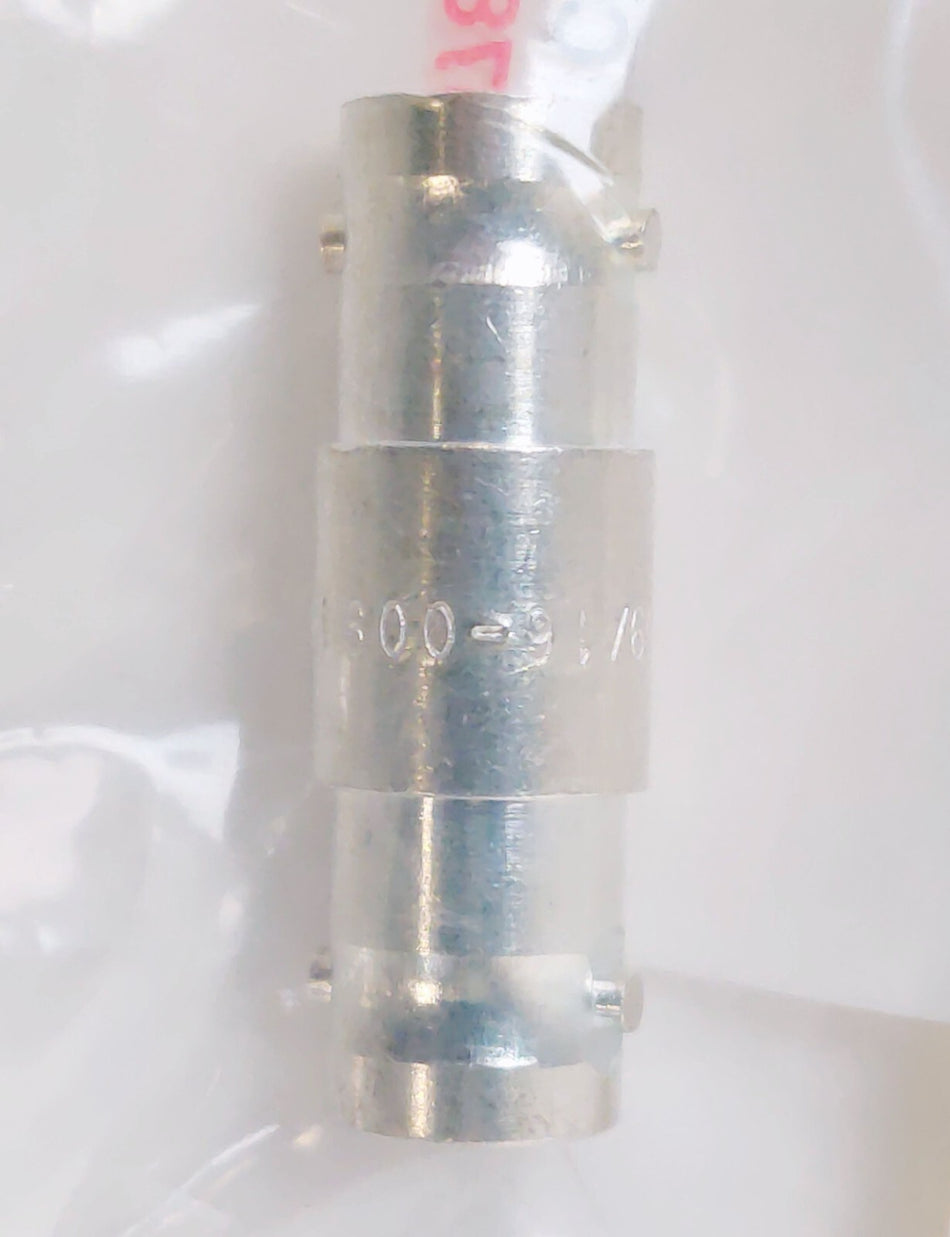 Delta Delta M55339 BNC Double End Female RF Coaxial Connector Jack Straight Lot of 5