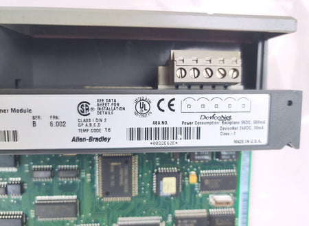 Allen Bradley 1747-SDN SLC 500 DeviceNet Scanner Module Ser B, FRN: 6.002