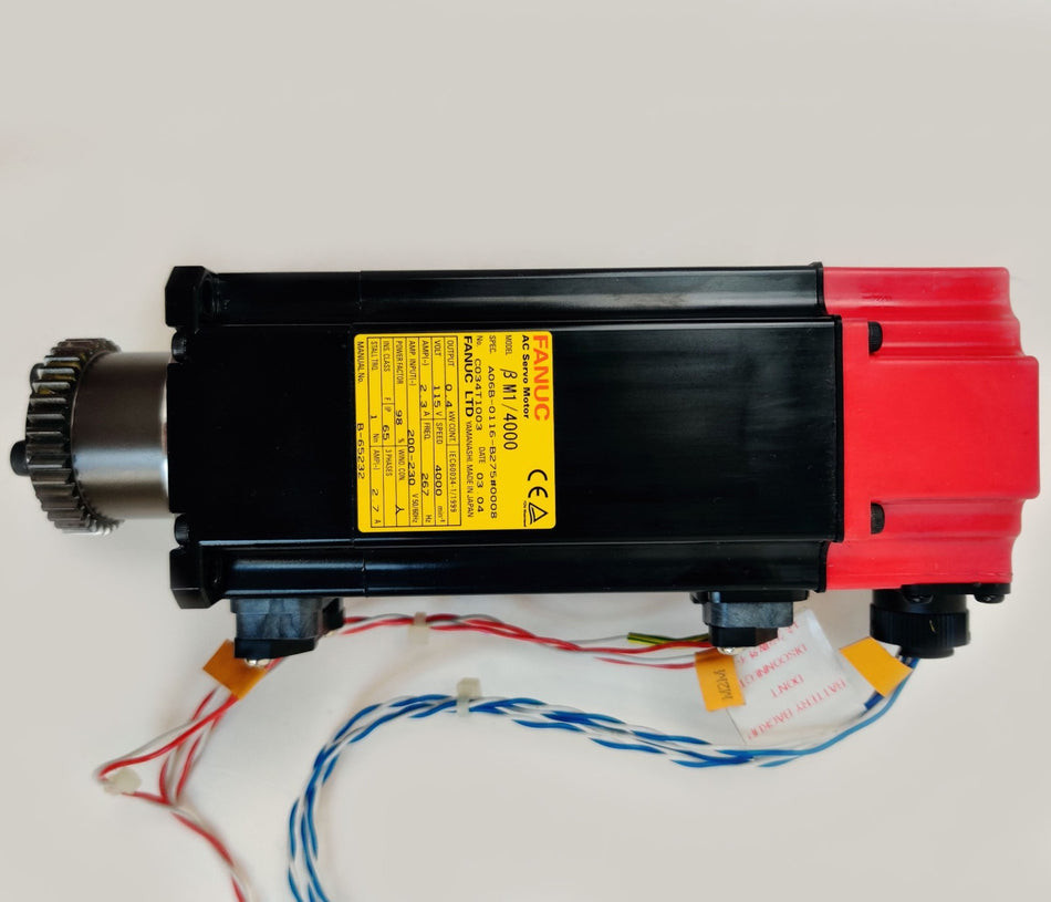 Fanuc BM1/4000 Servo Motor A06B-0116-B275#0008 1Nm Robot LR Mate 200iB Tested