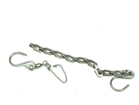 50Pcs Hanging Chain 8 3/4" Single Leg with S-Hook for Bird Feeder, Planters. NEW