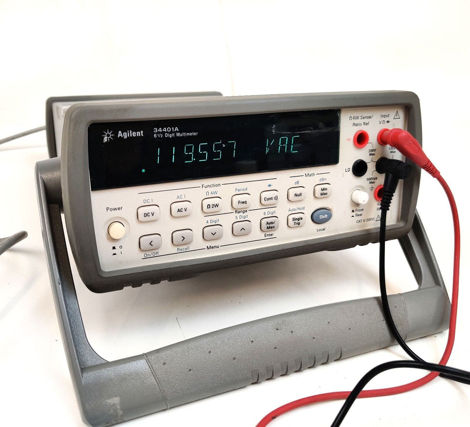 Agilent 34401A Digital Multimeter 6½ Digit. Power On, Tested 30-Day Free Returns