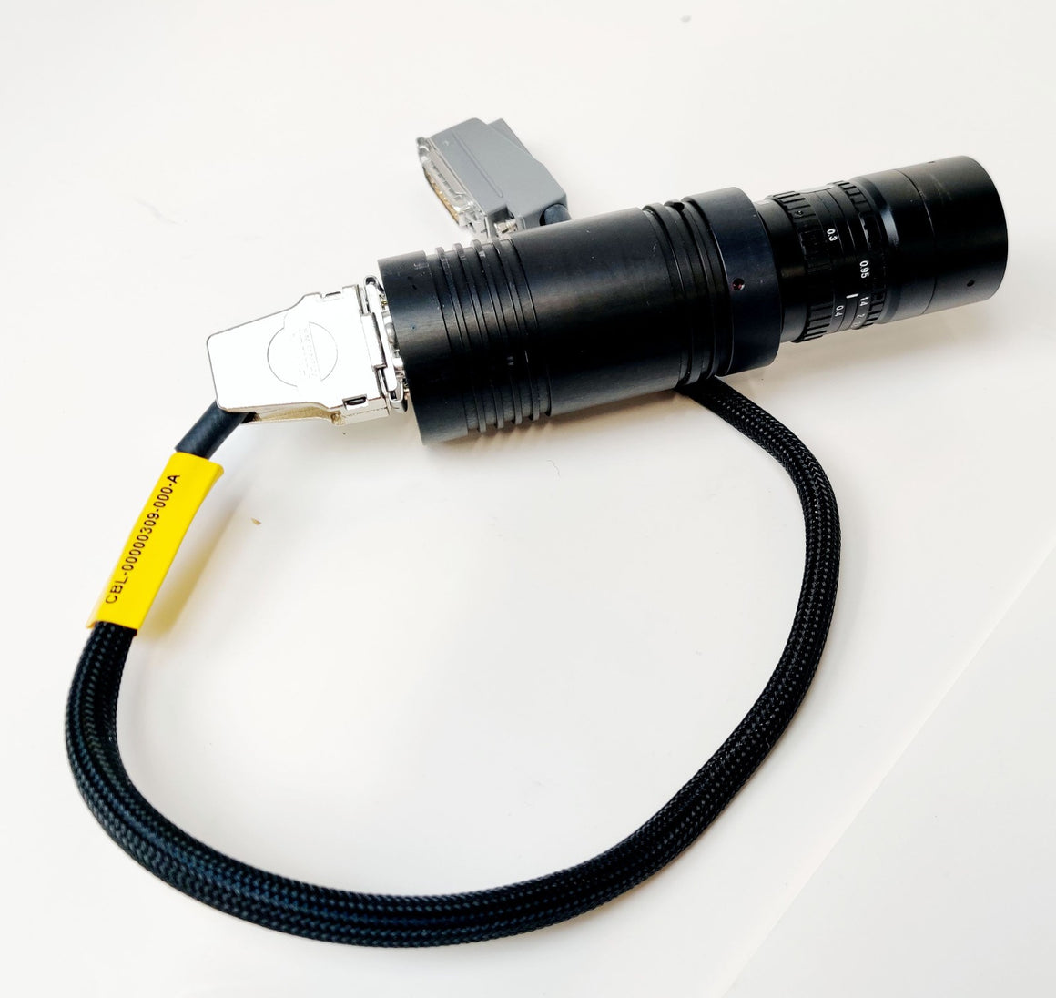MX5 Monochrome CCD Camera C-Mount w Navitar TV Lens F0.95 17mm for Slit Lamps