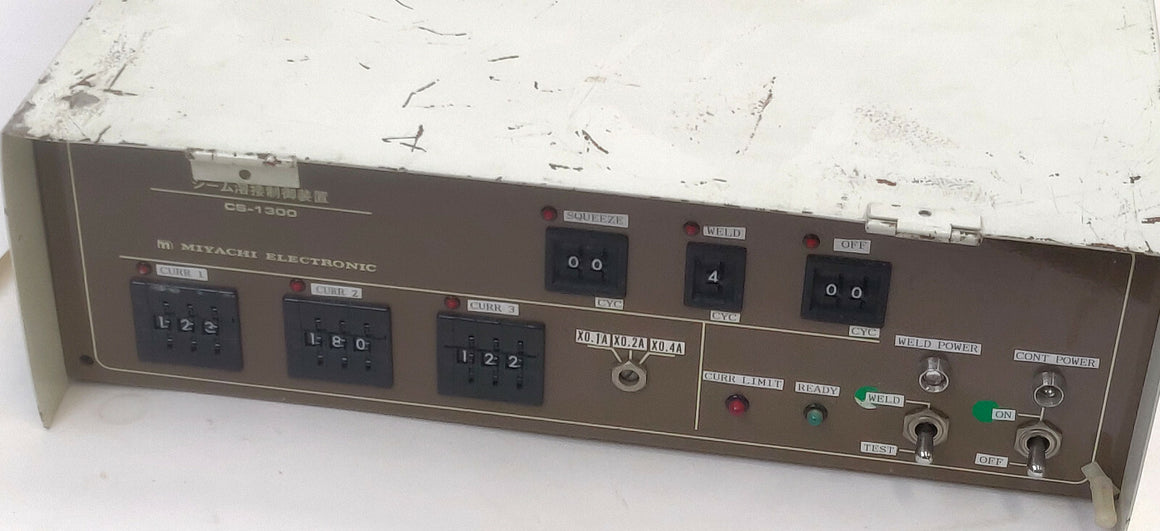 Miyachi Unitek CS-1300 Seam Spot Welding Control Device. Japan