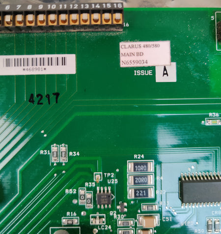PerkinElmer N6559034 Issue A Main Board Clarus 480 580 Gas Chromatograph
