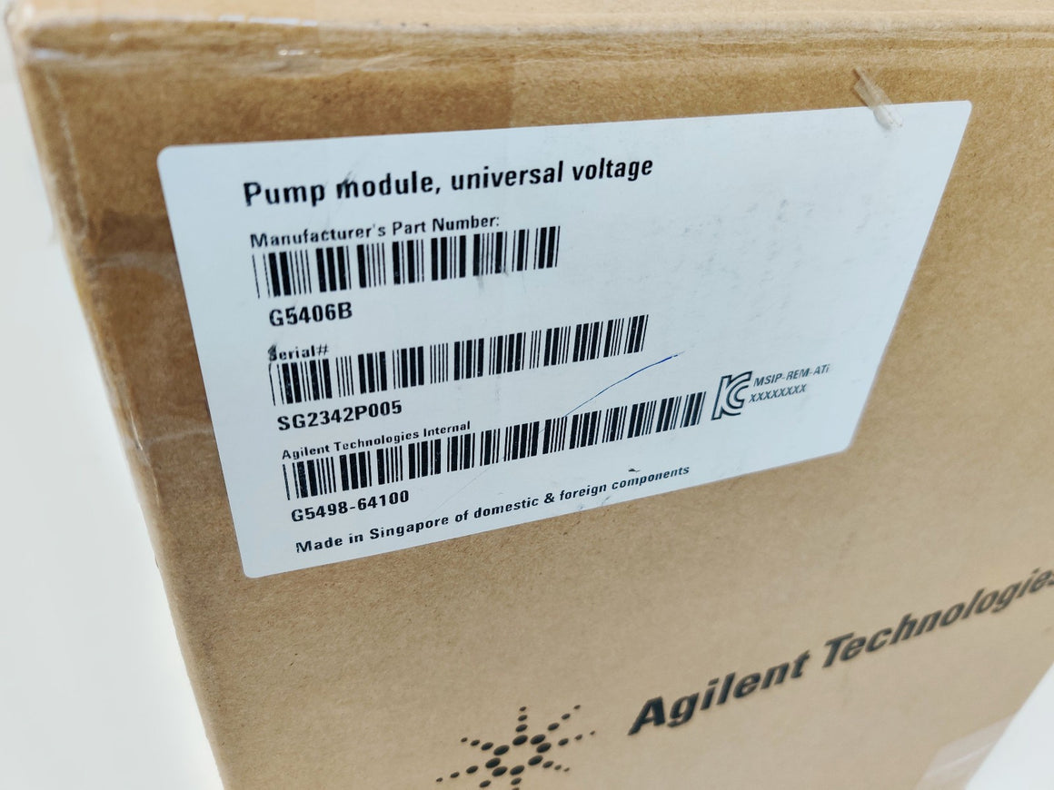 Agilent Bravo Liquid Handling System Universal Voltage Pump G5406B New