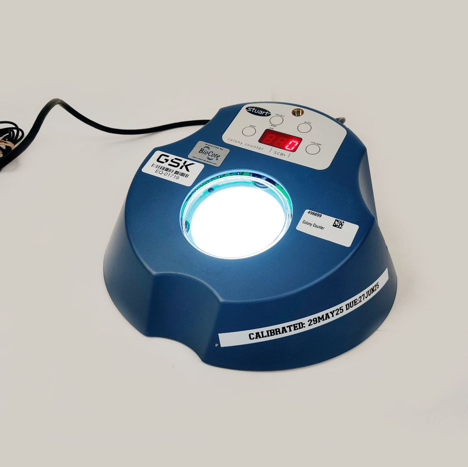 Stuart Stuart SC6plus Digital Colony Counter Power Test compare Cole Parmer CC-200