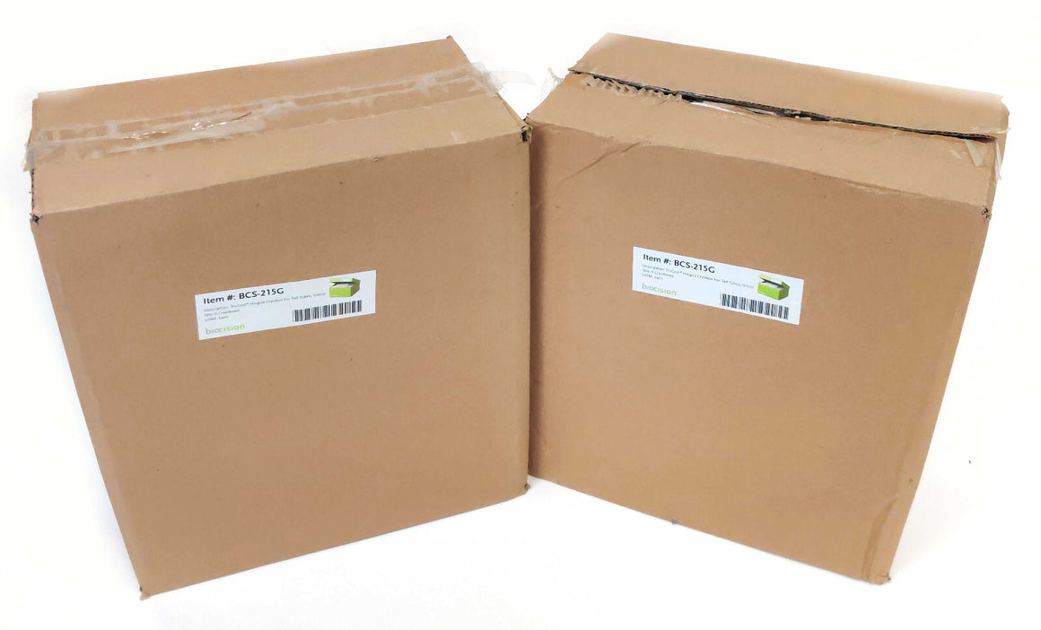 BioCision BCS-215G Hinged CryoBox Freezer Green 3.5inch 5ml 9x9 Array. 12 Boxes