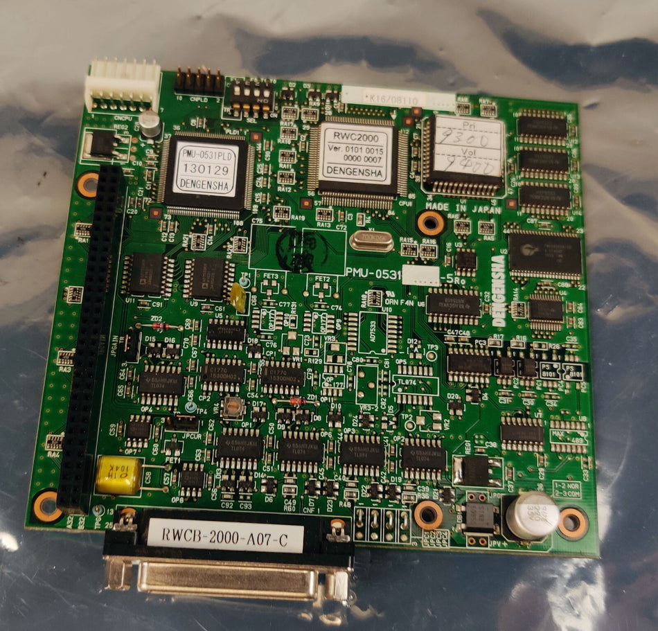 Dengensha Dengensha PMU-0531 placa de circuito impreso (PCB) ver. 0101 0015 para control de soldadura RWC-2000