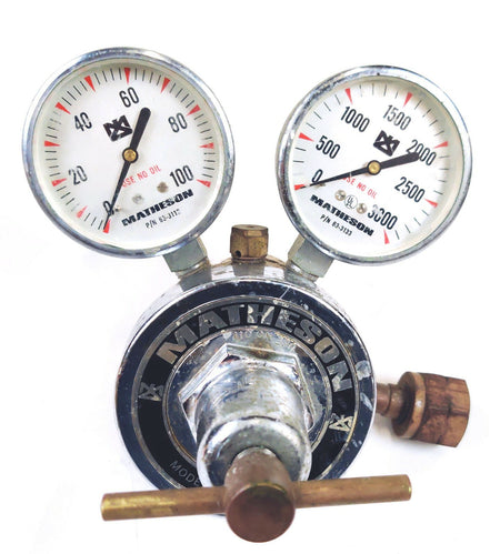 Matheson 8-350 Dual Stage High Purity Gas Regulator 3,000 psi
