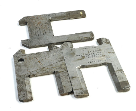 Set of 3 Double Sided Type H Go No-Go Snap Gauge Plate T-82923, T-82917, 70956