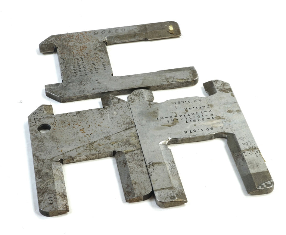 Generic Set of 3 Double Sided Type H Go No-Go Snap Gauge Plate T-82923, T-82917, 70956