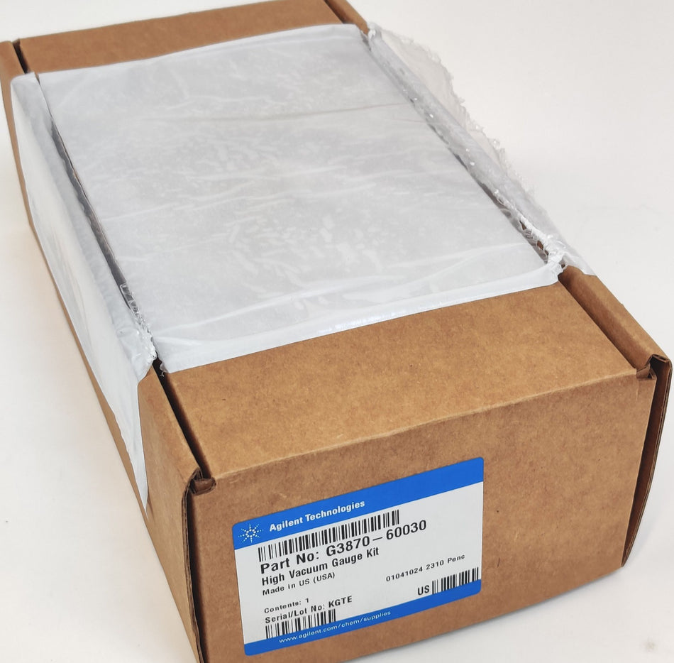 Agilent G3870-80030 Micro Ion Vacuum Gauge w G3870-60802 Control Cable 5977 GC