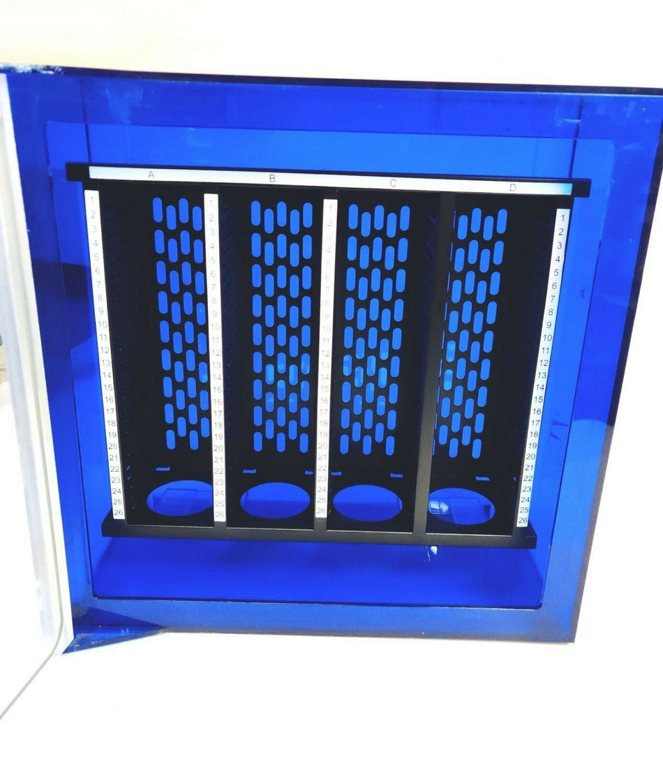 GenVault GV2 Desktop DNA Sample Storage Cabinet 4 Racks 26 Divisors