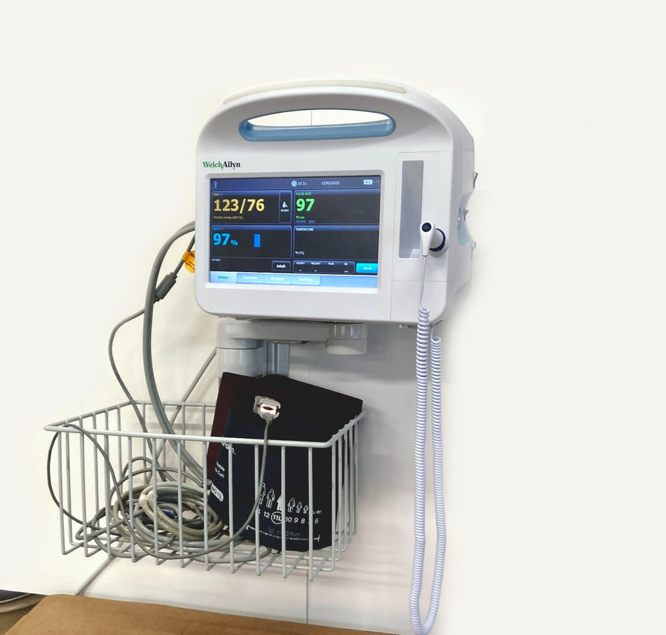 Welch Allyn Connex 6000 Vital Signs Monitor 65NTXX Nellcor SpO2 NIBP GCX Mount