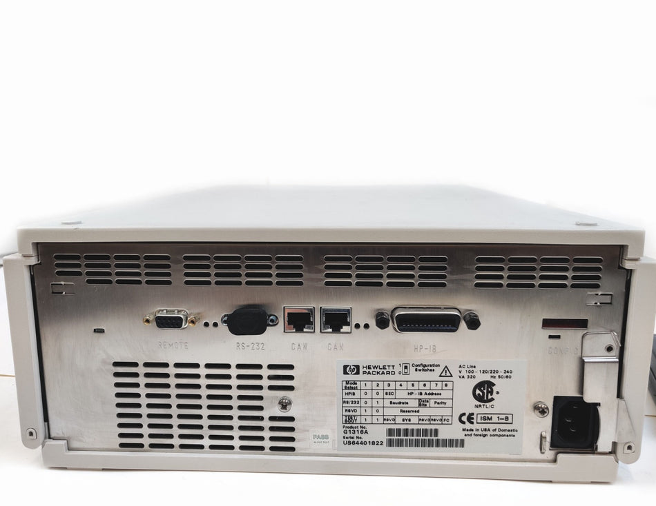 Agilent G1316A Thermostatted Colcom Column Compartment 1100 Series HPLC. Tested