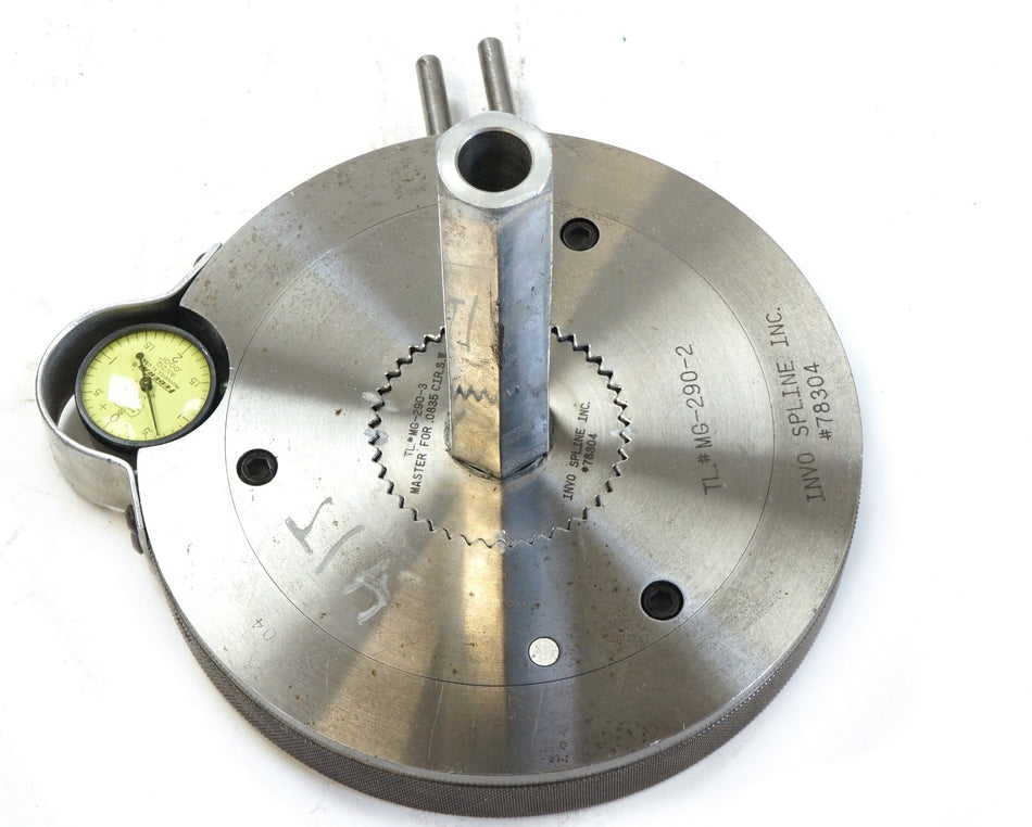 Invo 41 Teeth Precision 6" Spline Gage Ring .0001" 78304 w Master Plug MG-290-2