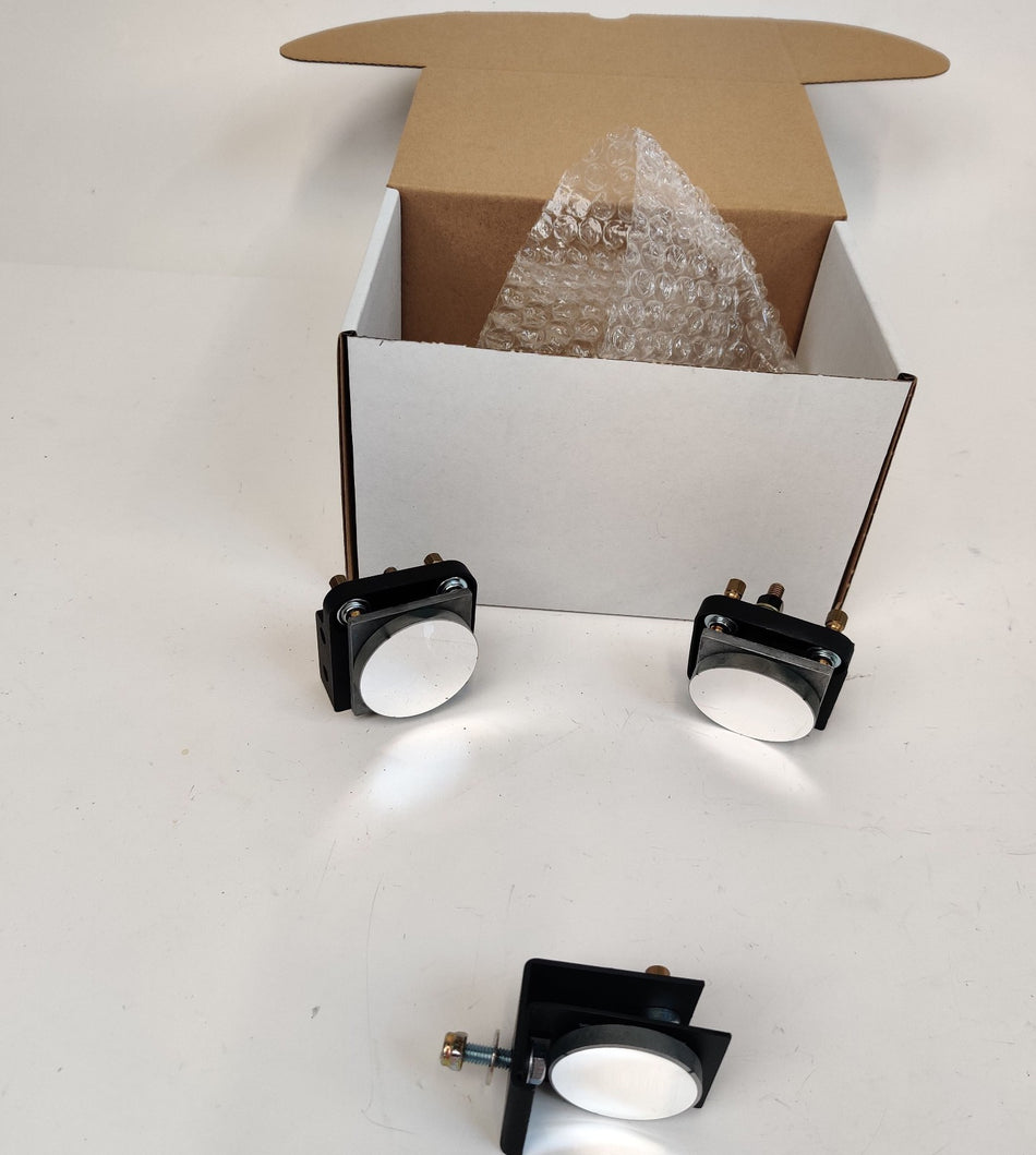 Agilent Varian Cary 100 300 Circular Mirror Condenser w Holder LOT OF 3