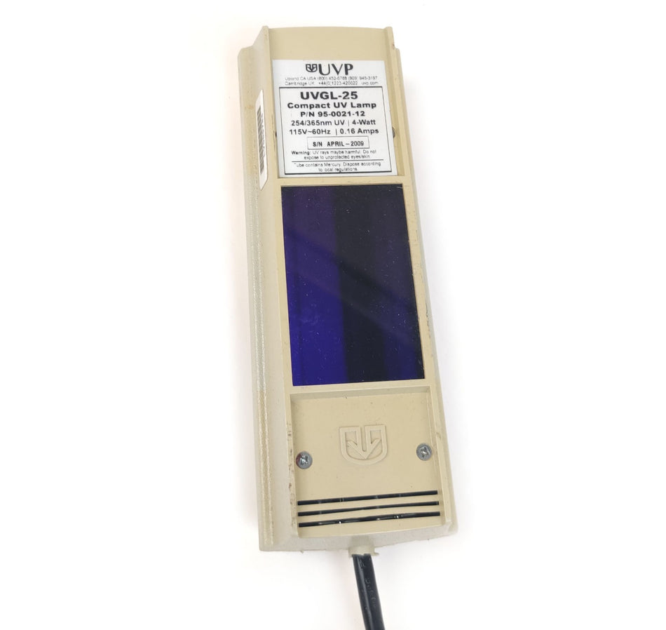UVP Inc. UVGL-25 UV Lamp Dual Wavelength 254/365nm Short & Long Wave Working