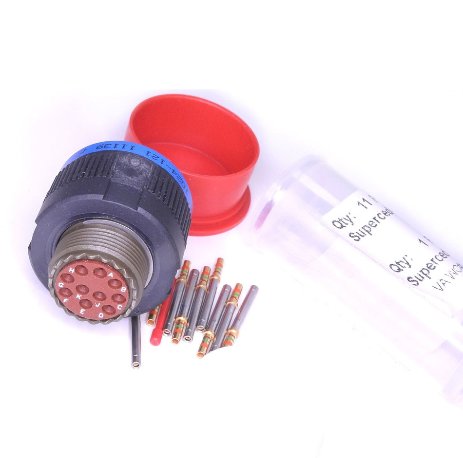 17pcs DEUTSCH 38999 Circular MIL Spec Connector Amphenol w Pin for AH-64-D NEW