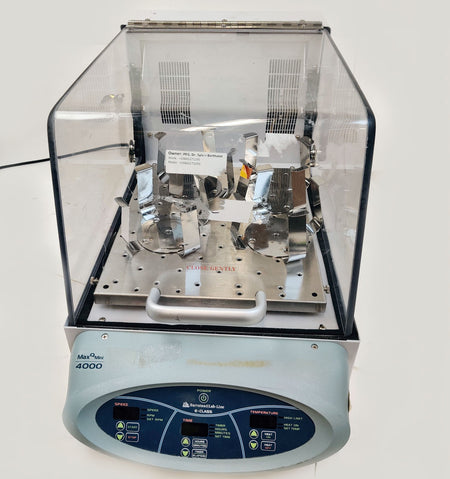 Thermo Lab-Line MaxQ Mini 4000 Incubator Shaker SHKE4450CC w/ Flask Clamps