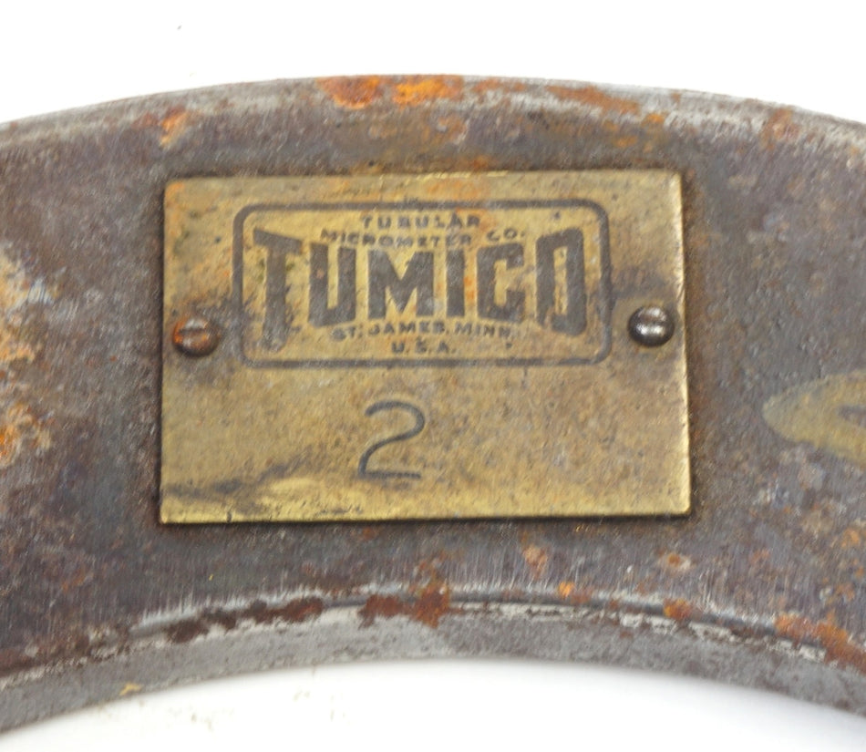 2PC Set Tumico Aluminum Adjustable Go /No-Go Snap Gages #1 #2, 6.220", 6" Range