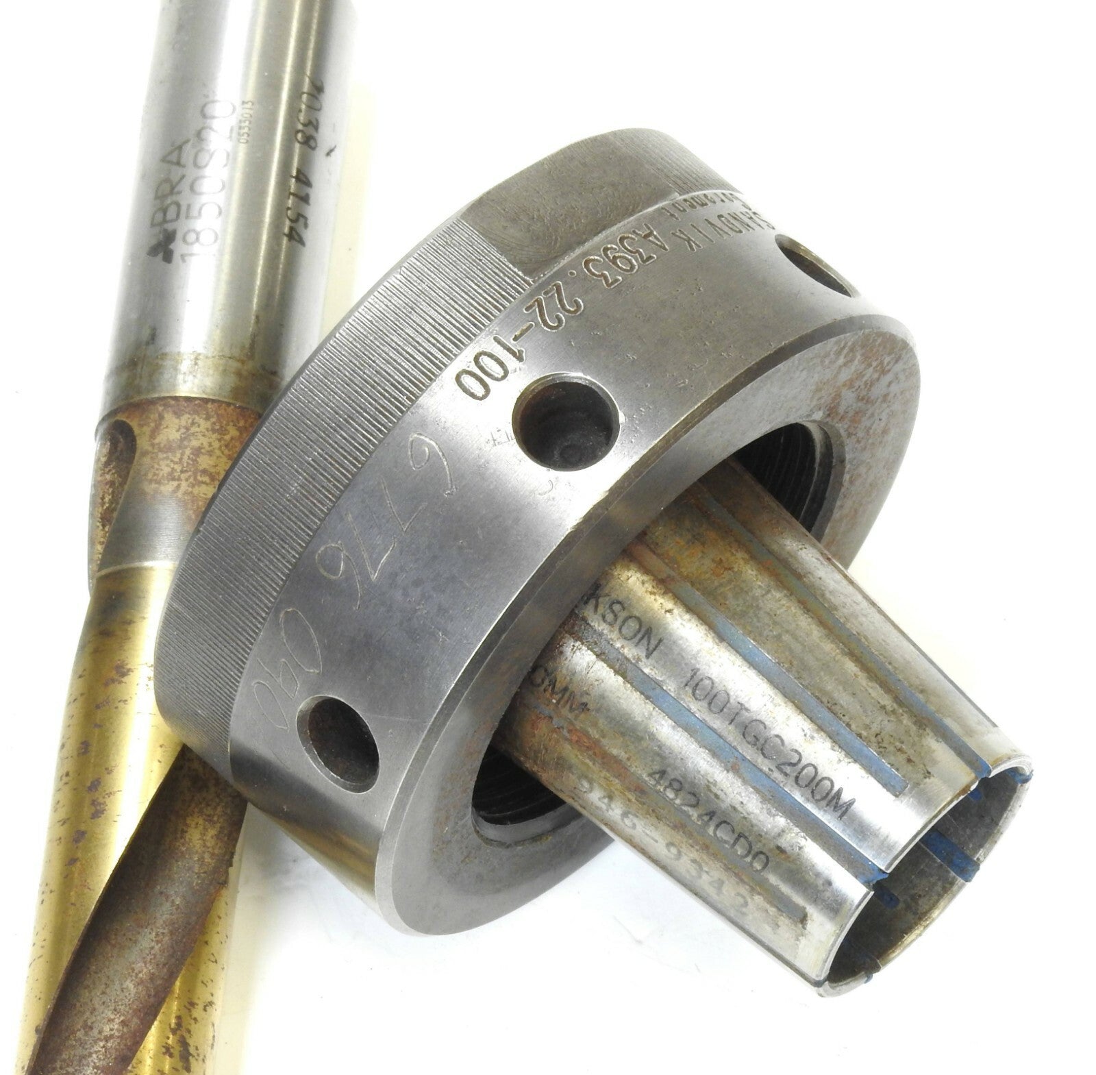 Erickson Coolant through Holder Cat 50 + Erickson collet 20mm + Sandvik Holder - 