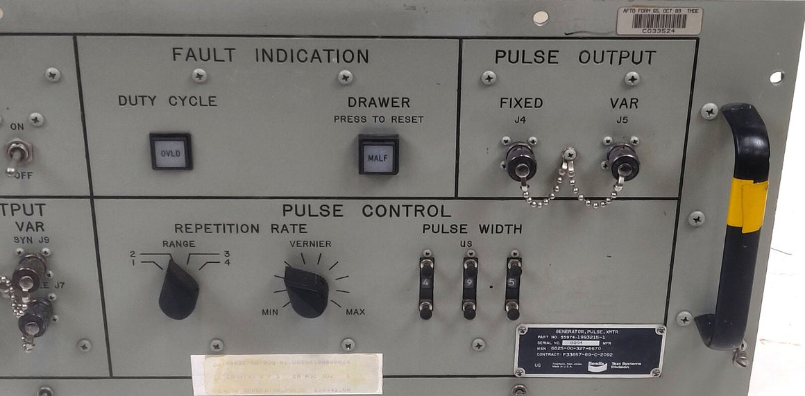 Bendix 55974-1993215-1 Encapsulated Pulse Generator XMTR, NSN: 6625-00-327-6670